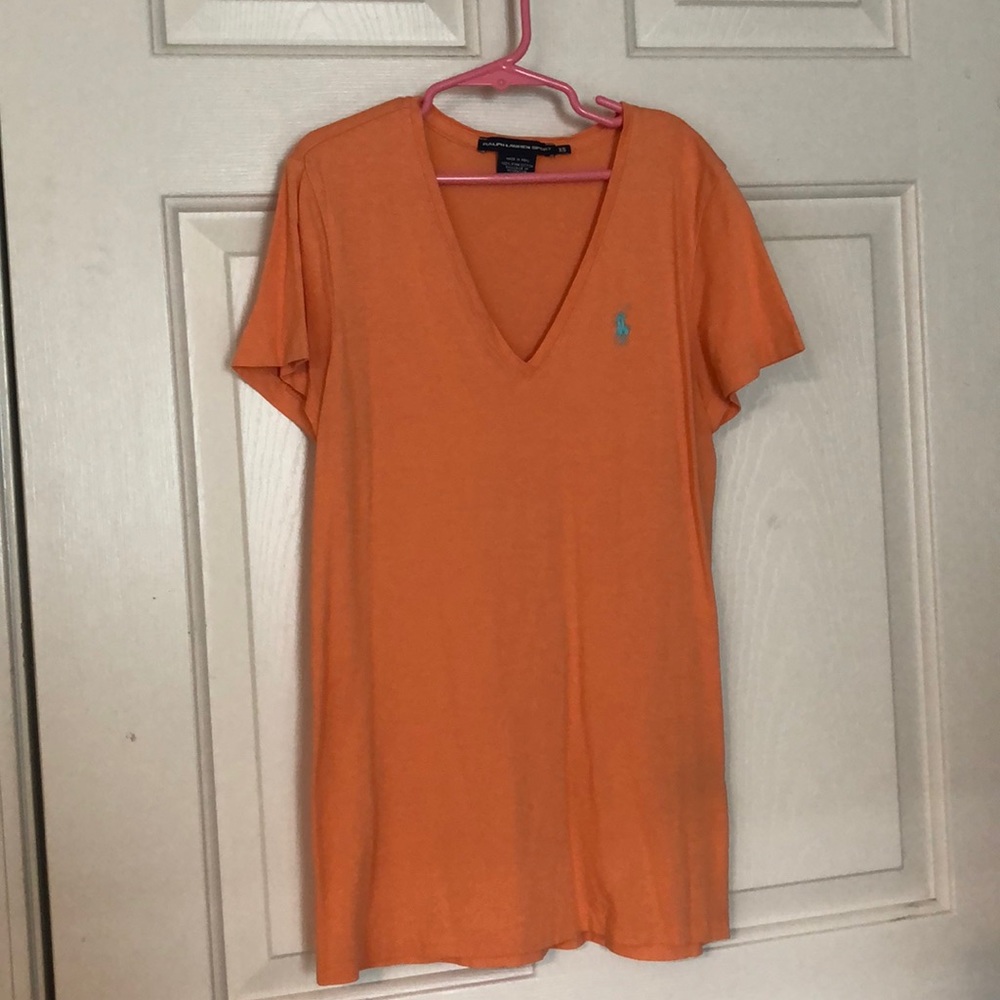 Size XS orange Ralph Lauren shirt